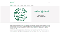 Desktop Screenshot of newrivervalleykennelclub.org